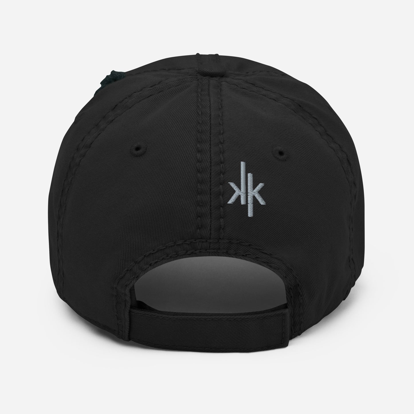 Grey Distressed Kingdom Dad Hat