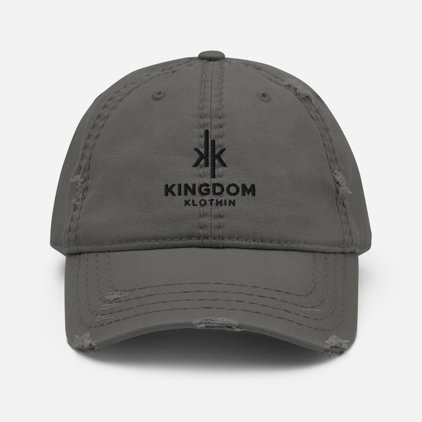 Distressed Black Kingdom Dad Hat