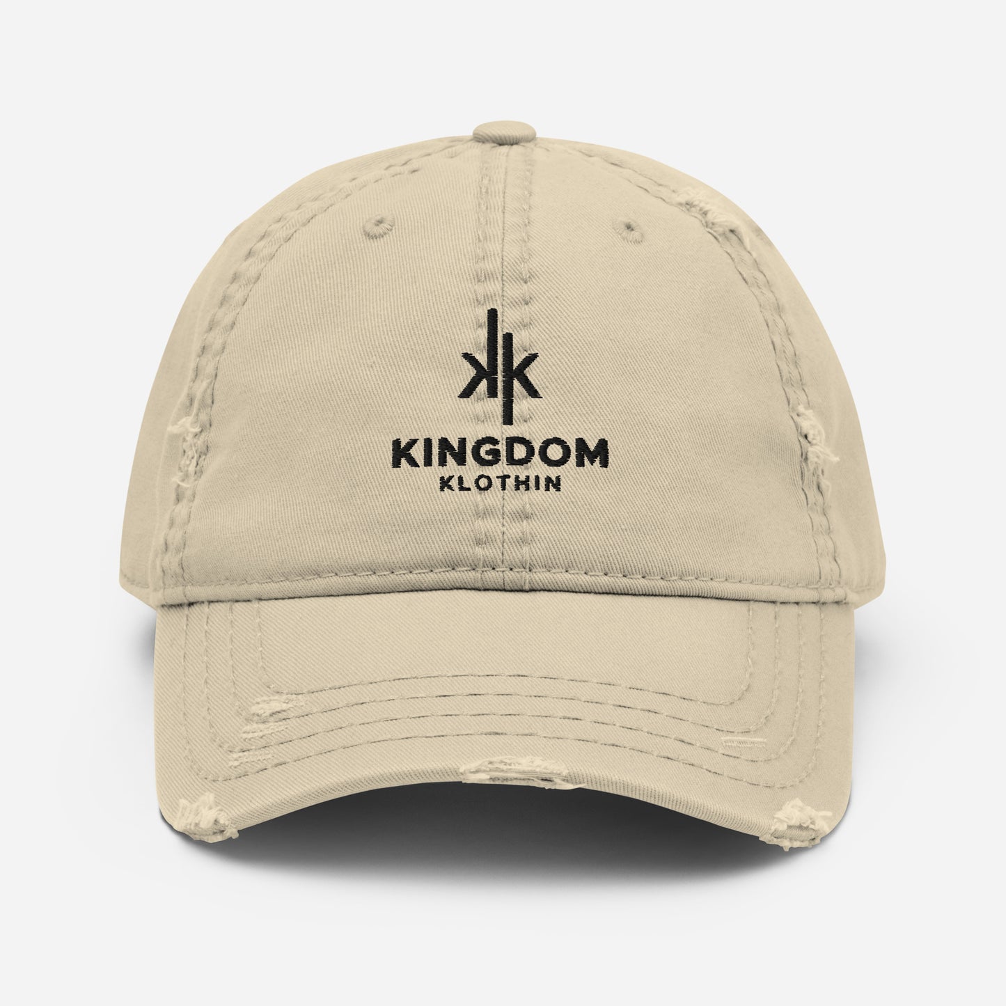 Distressed Black Kingdom Dad Hat