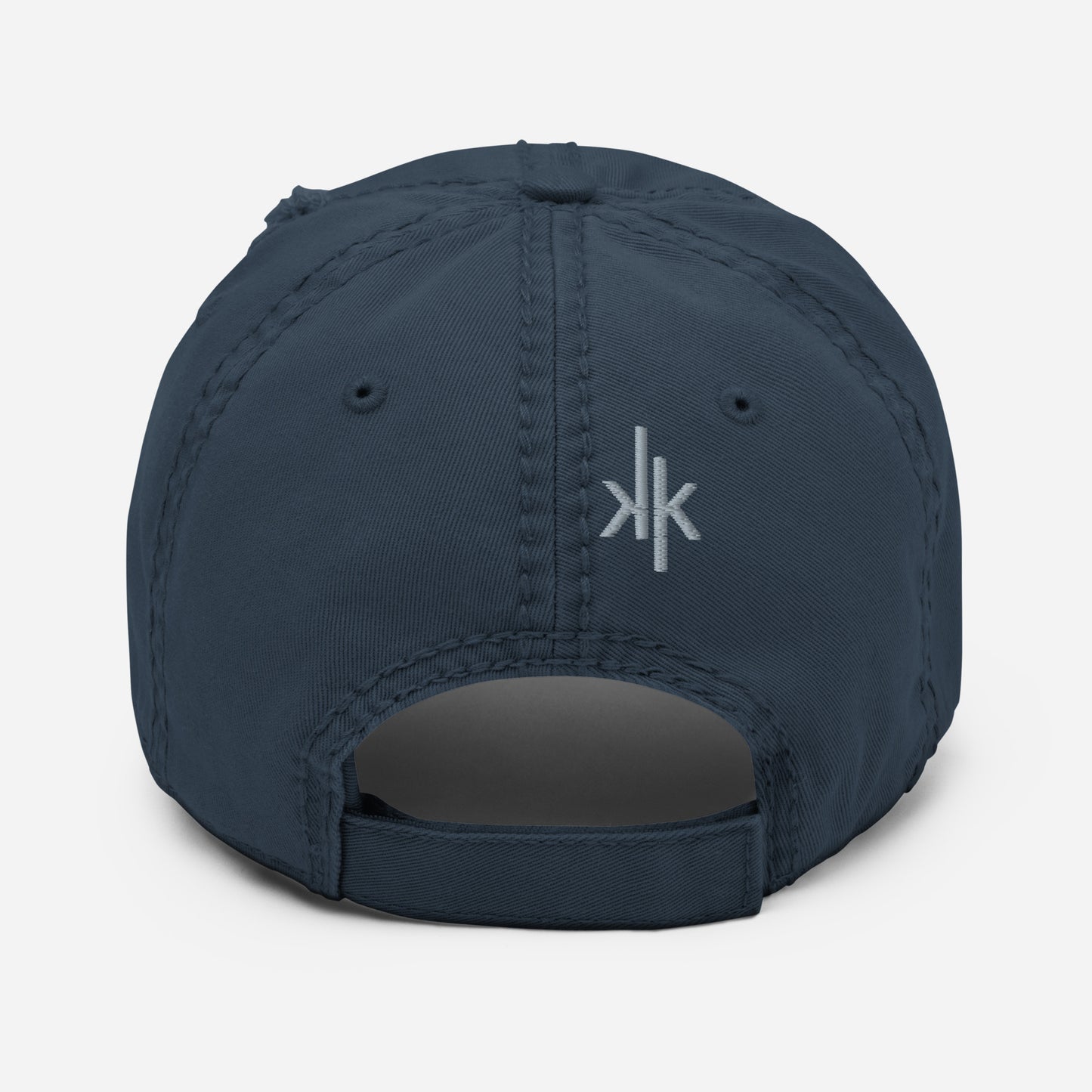 Grey Distressed Kingdom Dad Hat