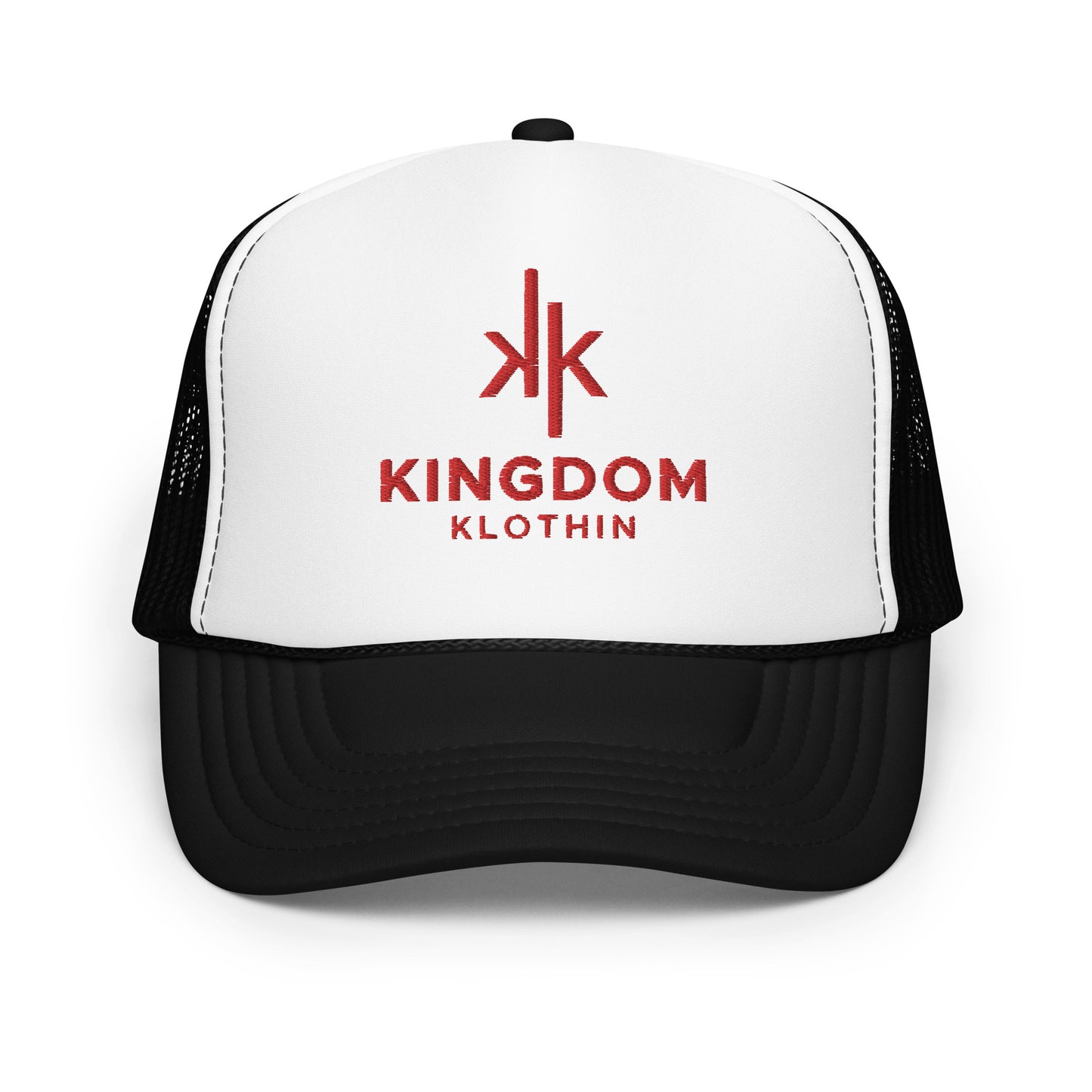 Red Foam Kingdom trucker hat