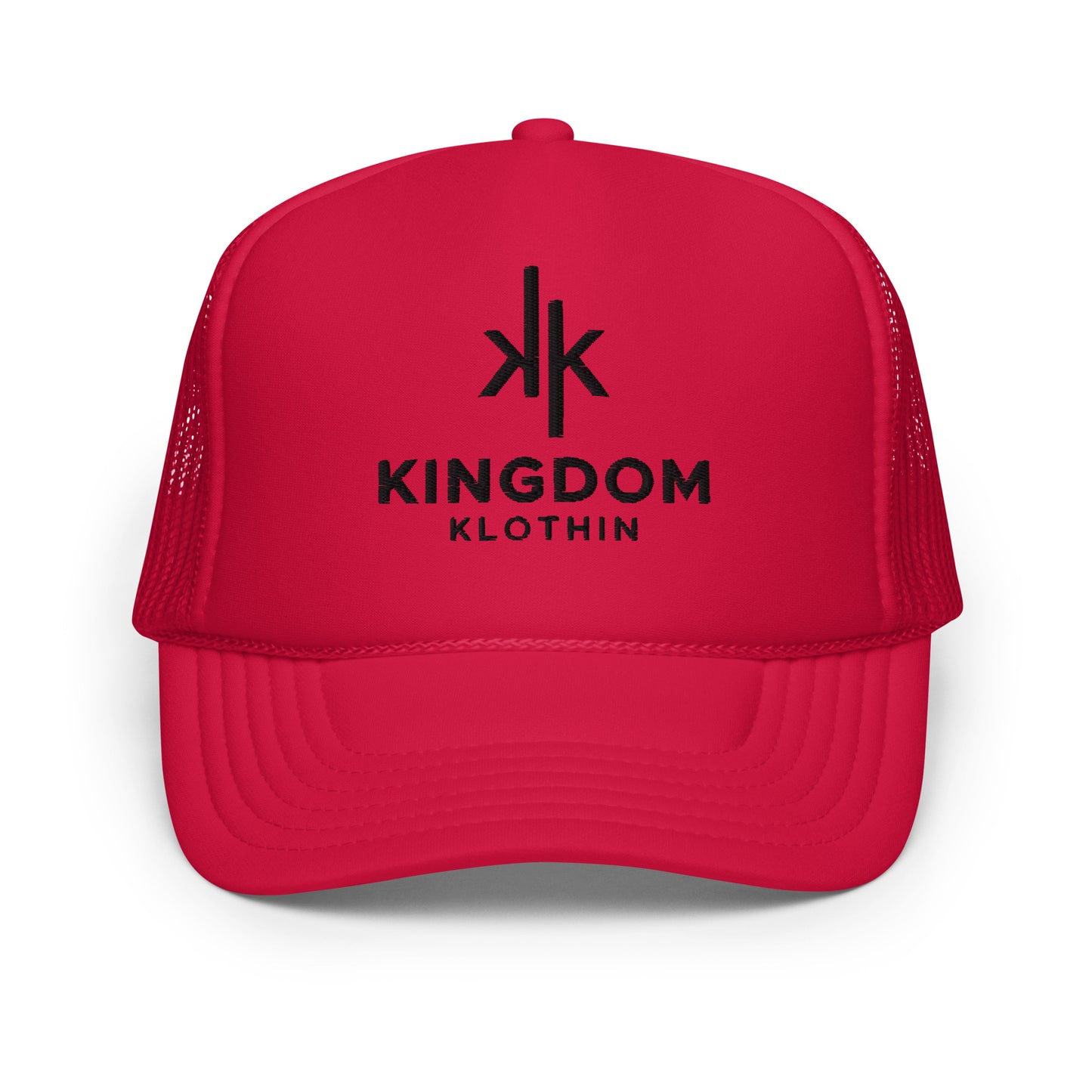 Red Foam Kingdom trucker hat