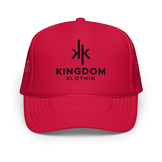 Red Foam Kingdom trucker hat