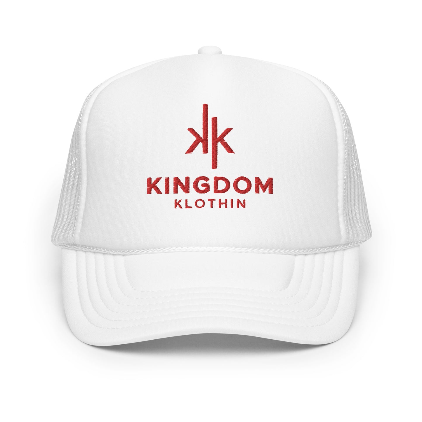 Red Foam Kingdom trucker hat